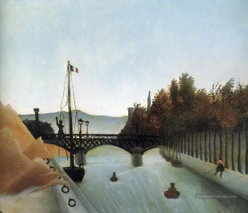  1895 - passerelle à Passy 1895 Henri Rousseau post impressionnisme Naive primitivisme